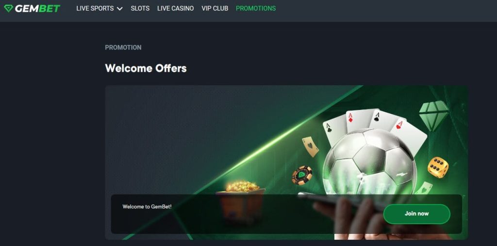 gembet welcome bonus