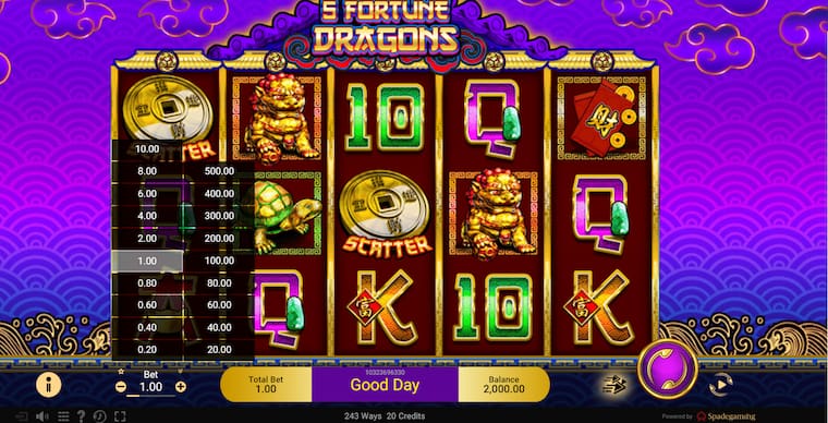 5 Fortune Dragons