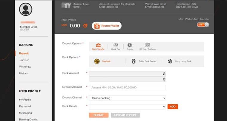 me88 Deposit
