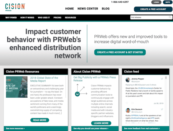 Promosikan Laman Web prweb