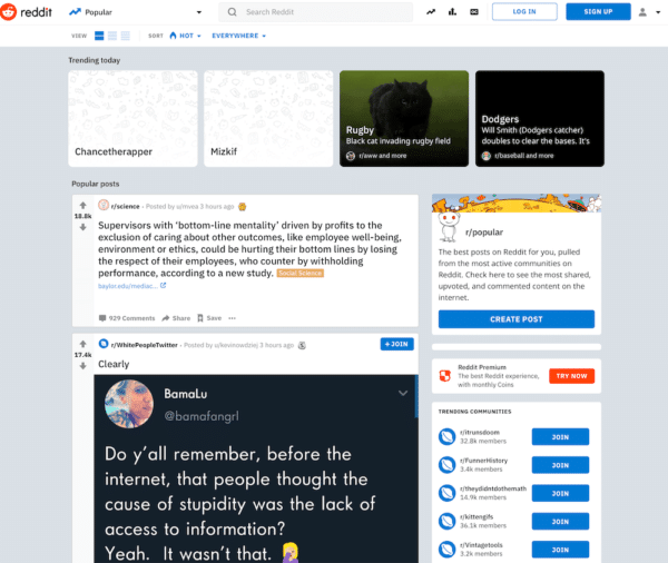 Promosikan Laman Web reddit