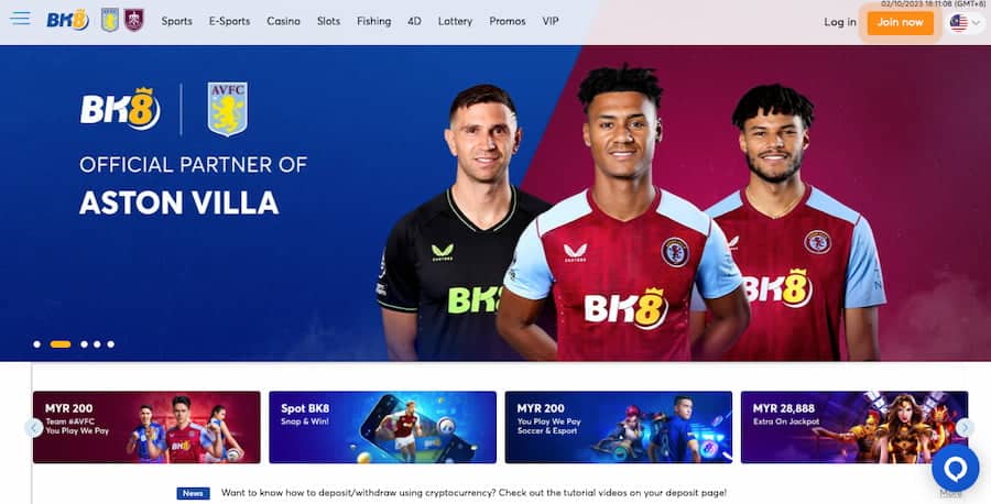 BK8 Online Home Page