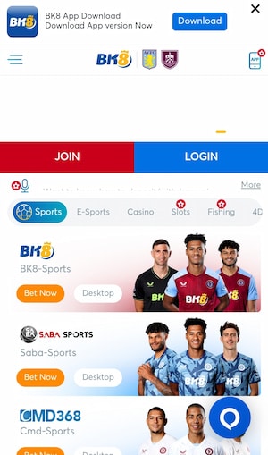 BK8 Mobile Site