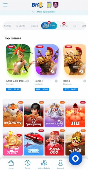 BK8 Mobile Slots