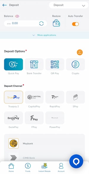 Mobile Deposit at BK8