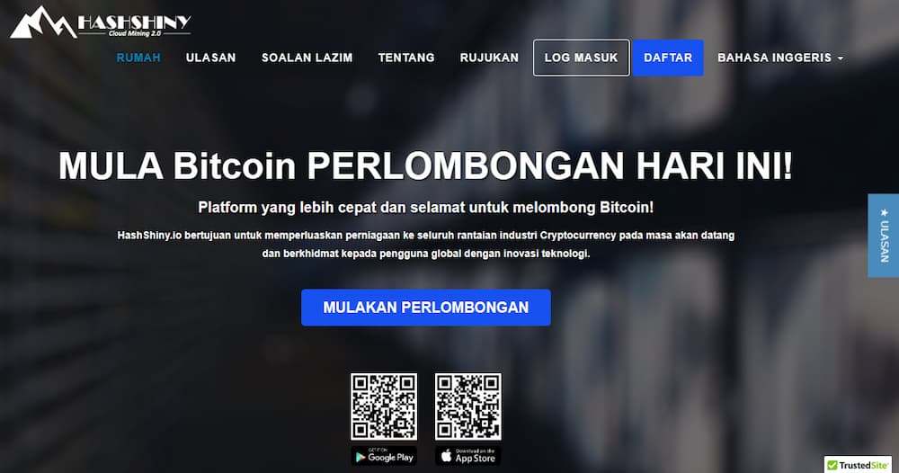 HashShiny - Platform Perlombongan Crypto