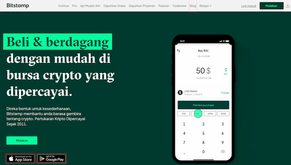 Bitstamp - Beli Bitcoin