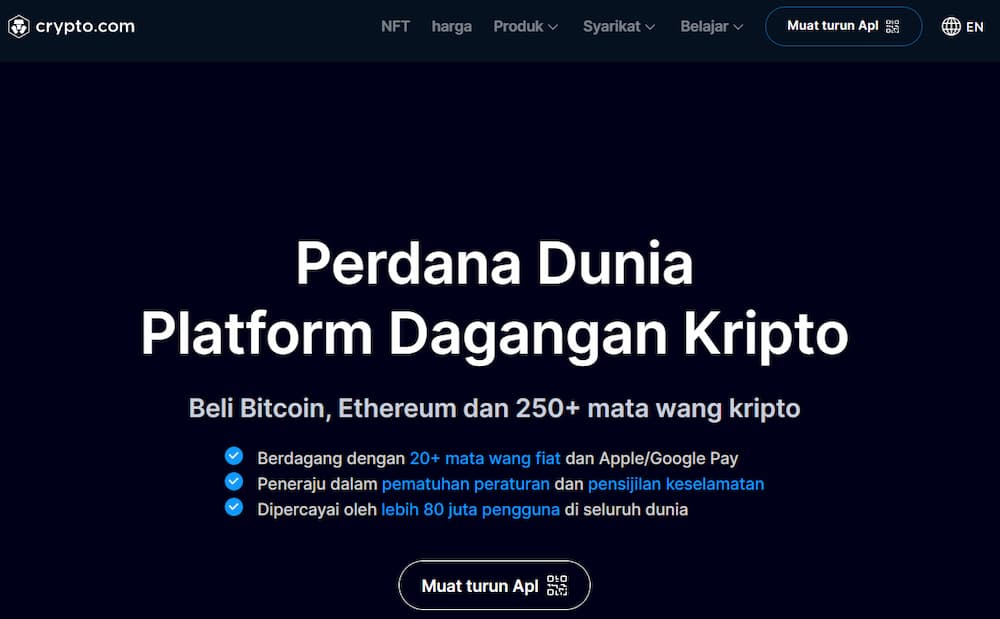 Crypto.com - Beli Bitcoin