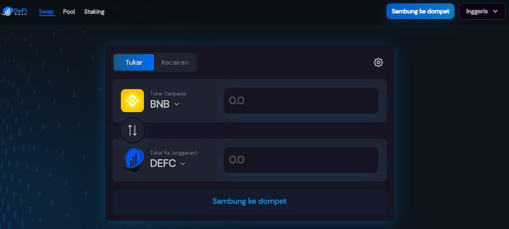 Defi Swap - Beli Bitcoin