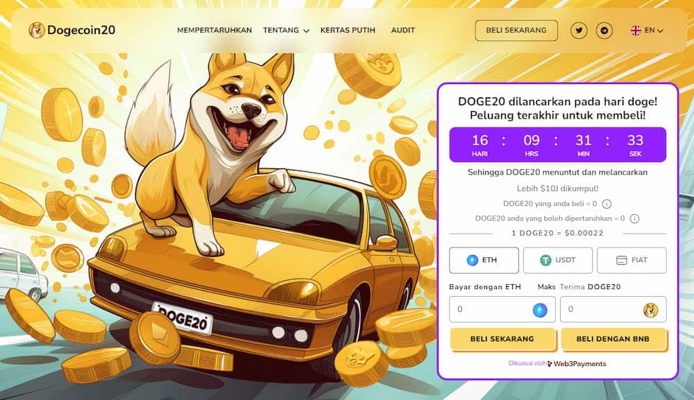Dogecoin20 - Kripto untuk Melabur