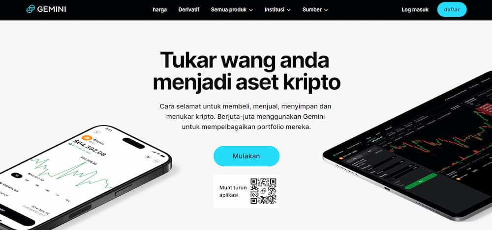Melabur dalam Crypto dengan Gemini