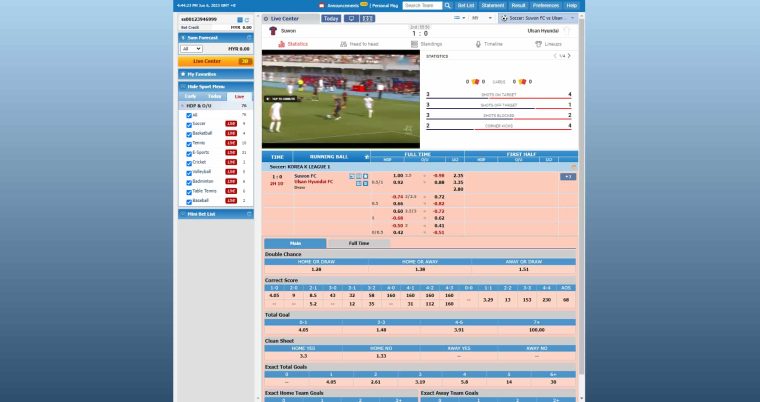 live sports betting