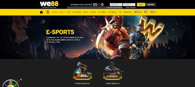 eSports betting MY - We88 (1)