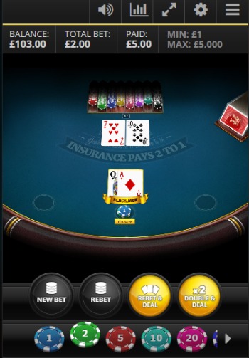 mobile blackjack