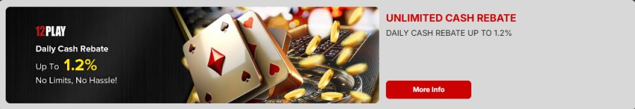 12Play Unlimited Cash Rebate